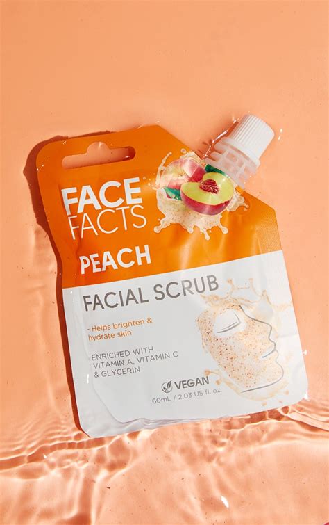 Face Facts Facial Scrub Peach Beauty Prettylittlething