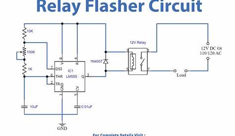2 pin flasher relay circuit diagram