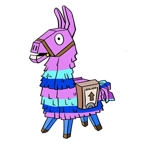 How To Draw Llama From Fortnite Really Easy Drawing Tutorial