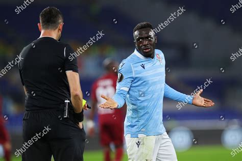Bobby Adekanye Lazio Protests Against Referee Editorial Stock Photo