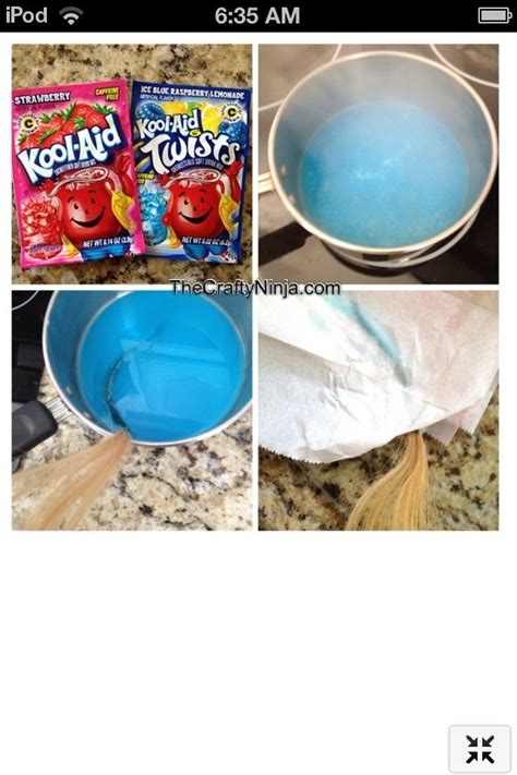 How To Make Koolaid Diy Kool Aid Hair Kool Aid Hair Dye Kool Aid