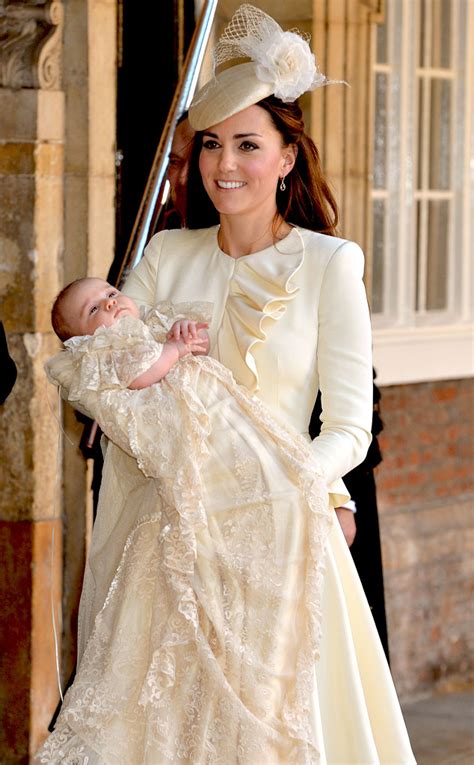 Kate Middleton Wears Alexander Mcqueen To Prince George S Royal Christening E News