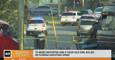 9 Year Old Girl Tv News Reporter Among 3 Killed In Orlando Shootings Cbs Texas
