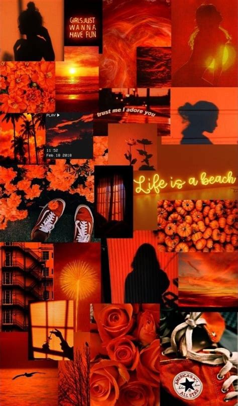 Neon Orange Aesthetic Wallpaper ~ Tacular Modcloth Fangirl Pavlov