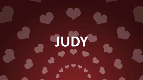 Happy Birthday Judy Youtube