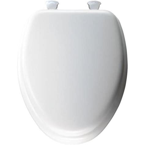 Elongated Soft Toilet Seat White