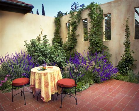 Modern Mediterranean Courtyard Garden Courtyard Pinterest