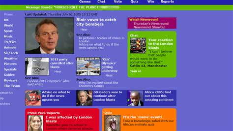 Pictures How The Newsround Website Has Changed Over Time Cbbc Newsround