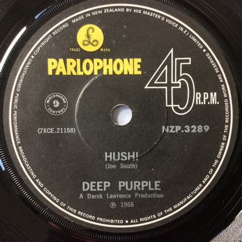 Deep Purple Hush 1968 Vinyl Discogs