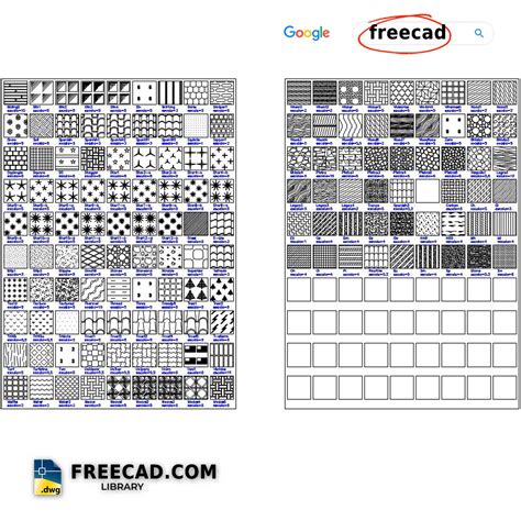 Free Autocad Hatch Patterns Download Files Cad Hatches Library