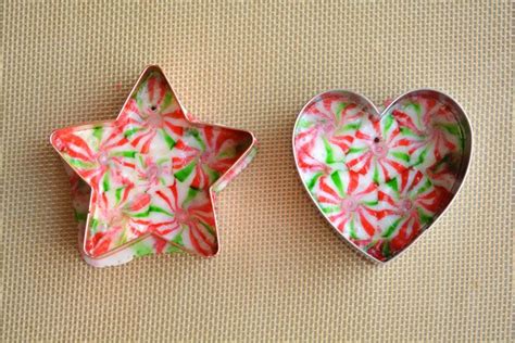Melted Peppermint Candy Ornaments Peppermint Candy Ornaments