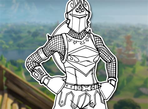 How To Draw The Red Knight Fortnite Battle Royale Drawing Tutorial