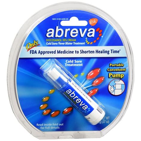 Abreva Cold Sorefever Blister Treatment 2 Gm Medcare Wholesale