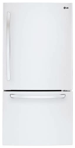 best buy lg 23 8 cu ft bottom freezer refrigerator smooth white ldc24370sw