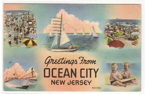 97 Best Images About Vintage Ocean City Nj Postcards And Photos On