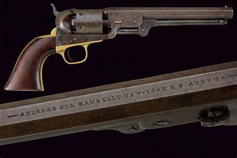 sold at auction a colt model 1851 navy revolver