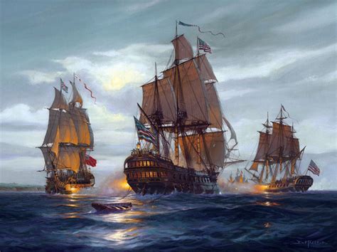 Six Frigates Us Naval History Flamborough Head By