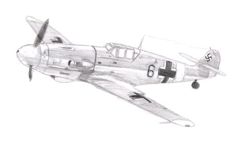 In the front of the plane sketch out the propeller. German WWII plane by bobmeh on DeviantArt