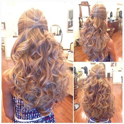 A Gorgeous Formal Pinned Back Style Completed With Hairdo 20 Inch
