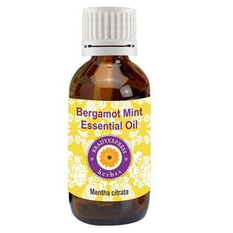 Free Shipping Pure Bergamot Mint Essential Oil Mentha Citrata 100