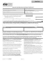EDD Form 2019 Pdf Clear Form EMPLOYEE S WITHHOLDING ALLOWANCE
