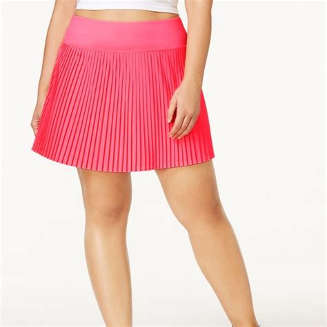 Ideology Skirts Pink Skort Pleated Athletic Tennis Golf Skirt New