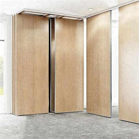 Customized Commercial Office Partition Wall Mdf Folding Acoustic