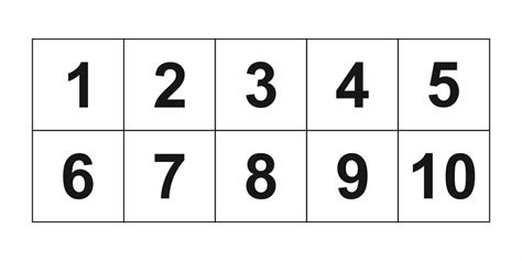 Numbered Play Doh Mats Numbers Preschool Printables