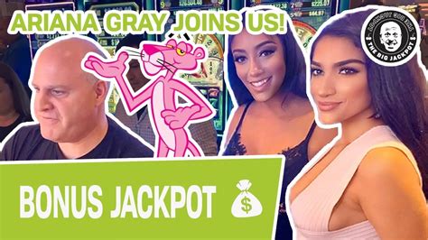 Jackpot With Sizzling Ariana Gray Brand New Pink Panther Slots Youtube