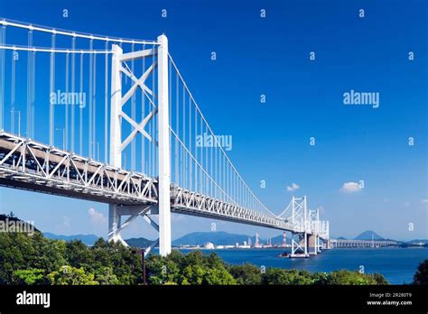 Seto Ohashi Kita Bisan Seto Bridge Stock Photo Alamy