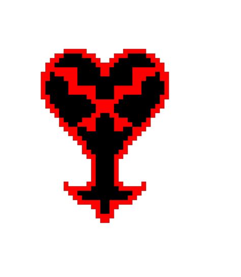 Pixel Heartless Symbol 2 By Kingsorahearts On Deviantart