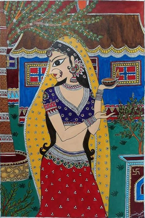 Madhubani Painting Is One Of The Many Famous Indian Art