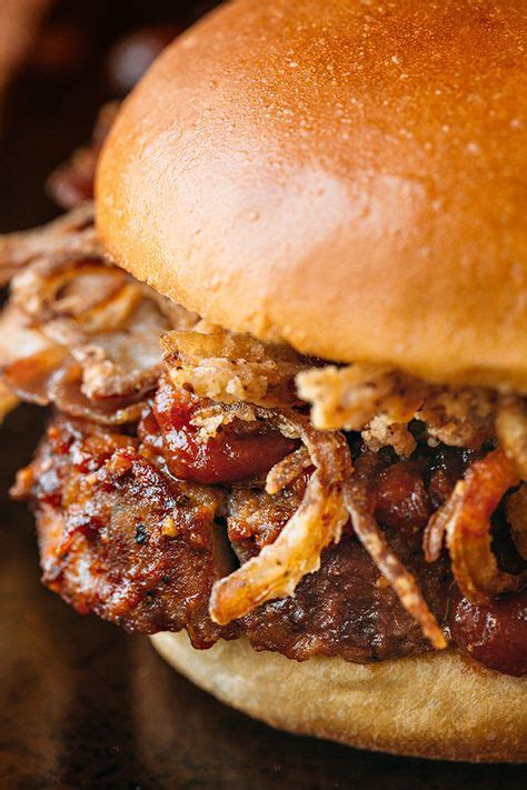 So everyone has a favourite dish that brings them back to a moment in time. BBQ Meatloaf Burger with Crispy-Fried Shallots | Recipe ...