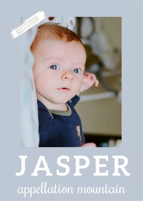 Baby Name Jasper Vintage Gentleman Appellation Mountain
