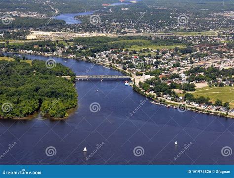 Gatineau Aerial Stock Photo Image Of Quebec River 101975826