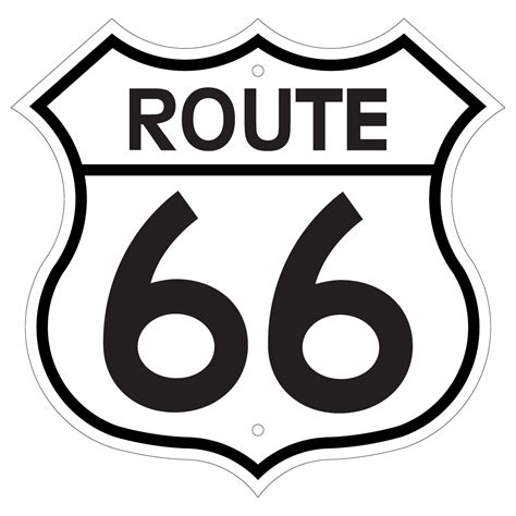 Route 66 Sign Png Free Transparent Clipart Clipartkey