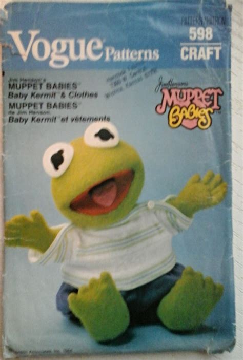 Vogue 598 Or 8966 Jim Hensons Muppet Babies Baby Kermit And Clothes
