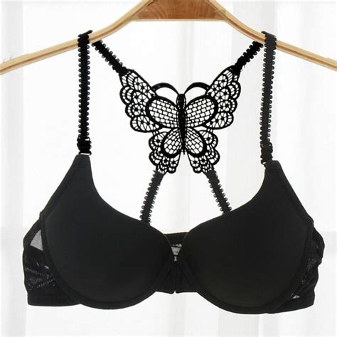 Sexy Lady Women Push Up Bra Women Bra Front Closure Sexy Lace Racer Y
