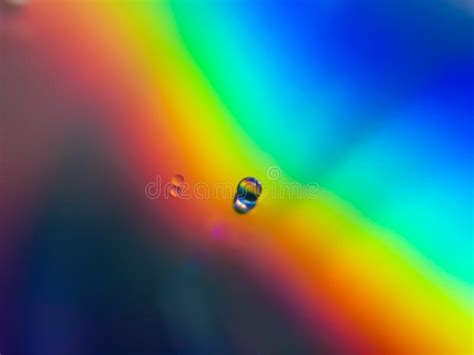 Rainbow Water Drops Stock Image Image Of Droplet Rainbow 14263609