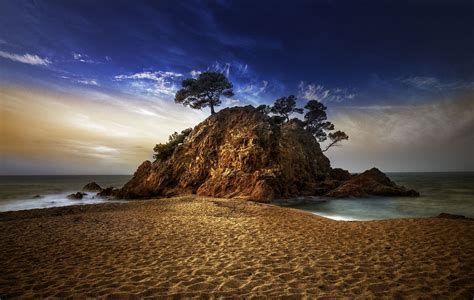 Wallpaper 1600x1015 Px Beach Clouds Landscape Nature Photography