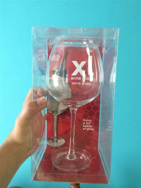 Xl Wine Glass Holds An Entire Bottle Wine Glass Neat Hold On Entire Good Things Bottle