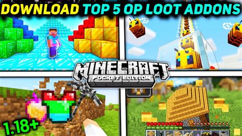 Обзор Скачать Top 5 Op Loot Mod For Minecraft Pocket Edition 118
