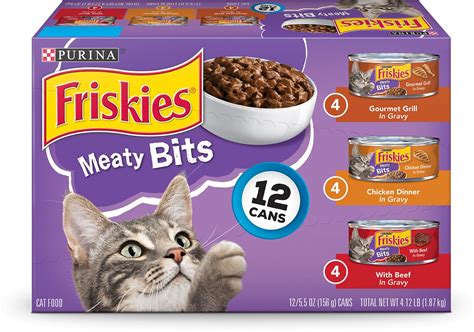 Checking out our nutrisource cat food reviews will help you know the differences and similarities of their recipes. Friskies Meaty Bits Variety Pack Canned Cat Food, 5.5-oz ...