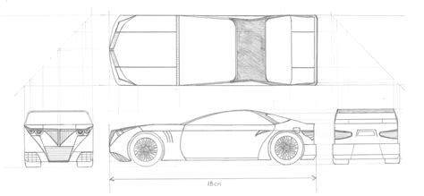 Car Engineering Realistic Drawing Drawing Skill