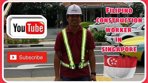 Filipino Construction Worker In Singapore 🇸🇬🇸🇬🇸🇬 My Vlog Prelude Youtube