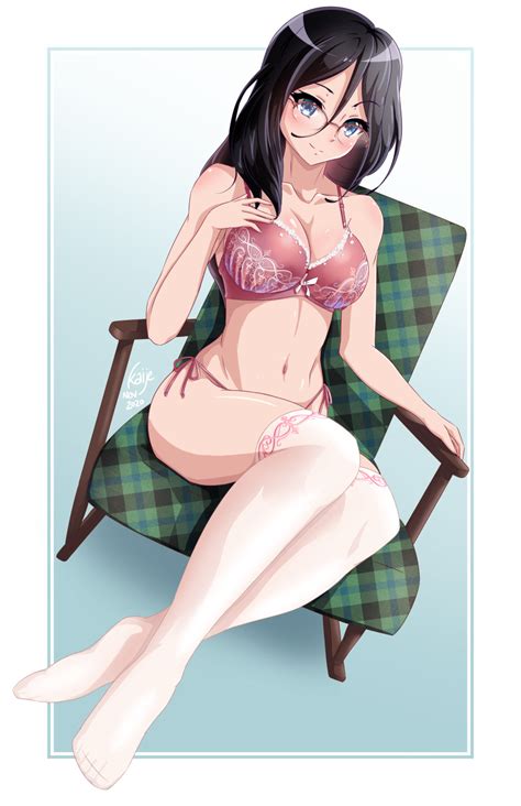 Kaije7 Tanaka Asuka Hibike Euphonium Framed Seat Absurdres Highres 1girl Ass Bare