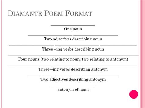 Ppt Diamante Poetry Powerpoint Presentation Id1992829