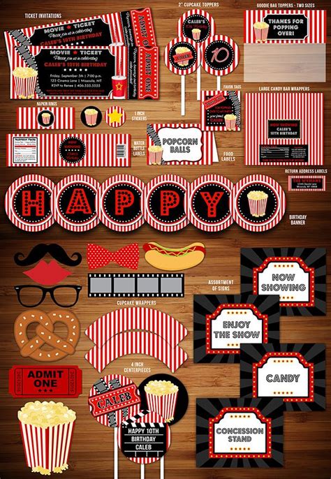We did not find results for: Printable Movie Night Birthday Party Package Decorations ...