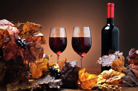 Autumn Decoration With Wine Photograph By Moncherie Fine Art America