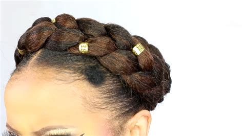 Video Tutorial For The Halo Braid And Crown Braid With Kanekalon Hair